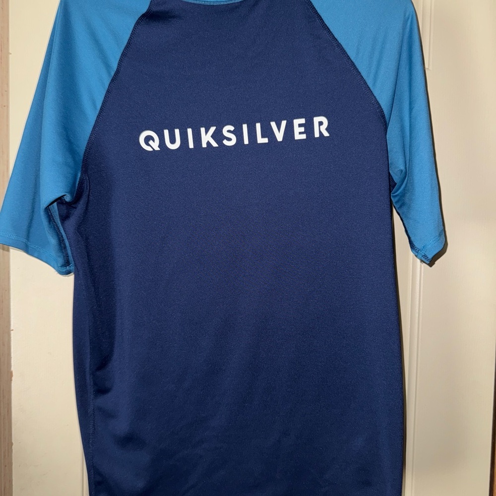 Quiksilver Two-Tone Blue Surf Shirt